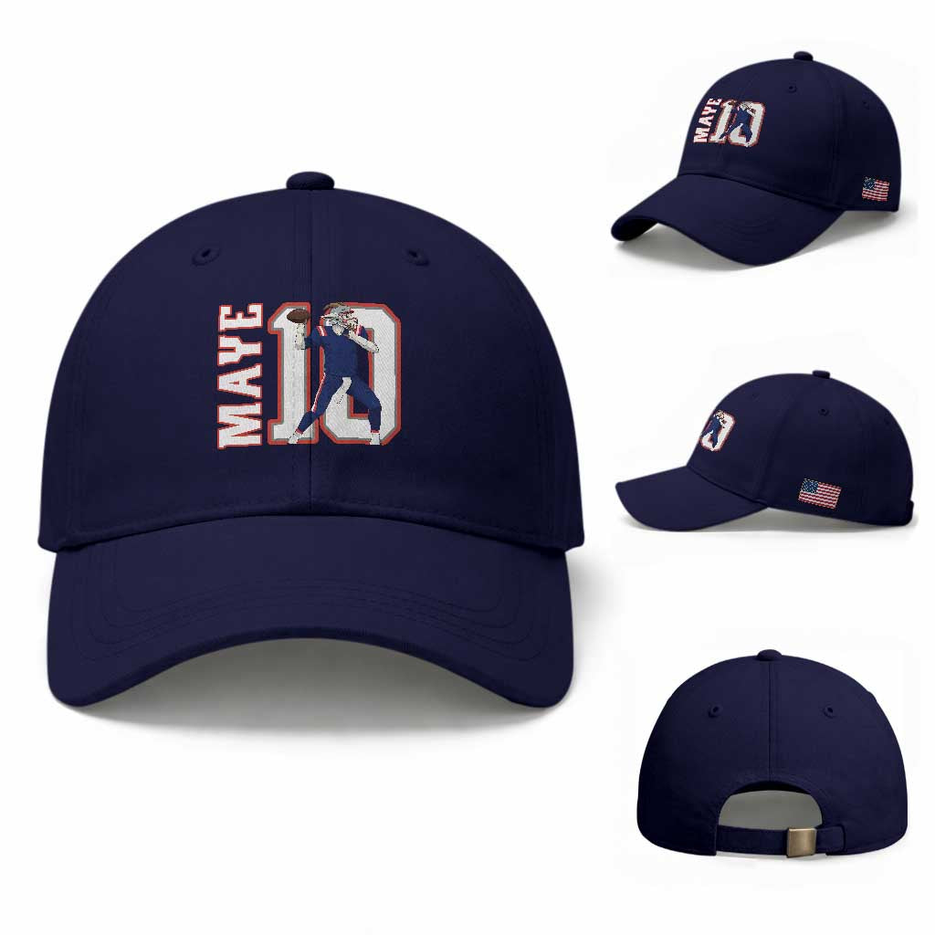 Maye Lover Baseball Cap QB 10 Player Fan TS12 Baseball Cap Universal Fit Dark Blue Print Your Wear