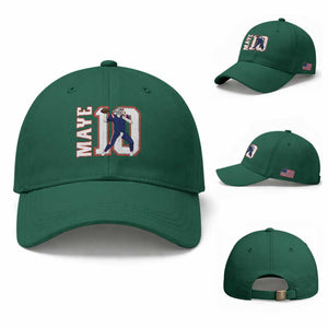 Maye Lover Baseball Cap QB 10 Player Fan TS12 Baseball Cap Universal Fit Irish Green Print Your Wear