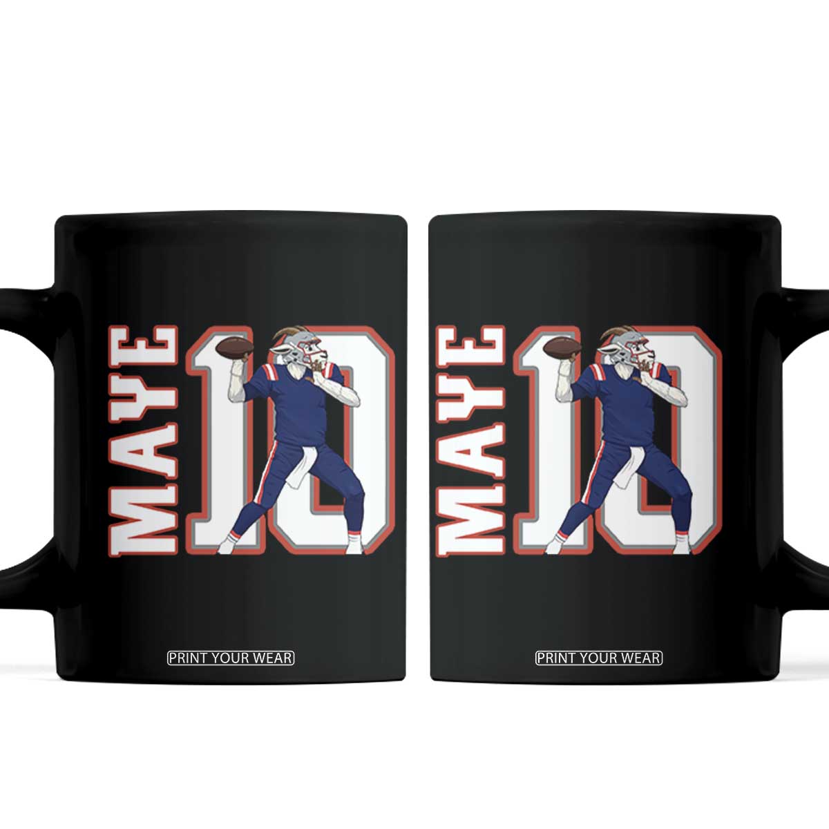 Maye Lover Coffee Mug QB 10 Player Fan TS12 Black Print Your Wear