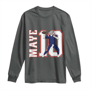 Maye Lover Long Sleeve Shirt QB 10 Player Fan TS12 Dark Heather Print Your Wear