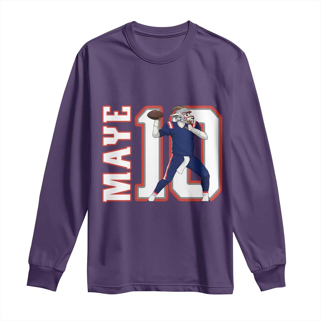 Maye Lover Long Sleeve Shirt QB 10 Player Fan TS12 Purple Print Your Wear