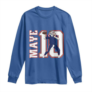 Maye Lover Long Sleeve Shirt QB 10 Player Fan TS12 Royal Blue Print Your Wear