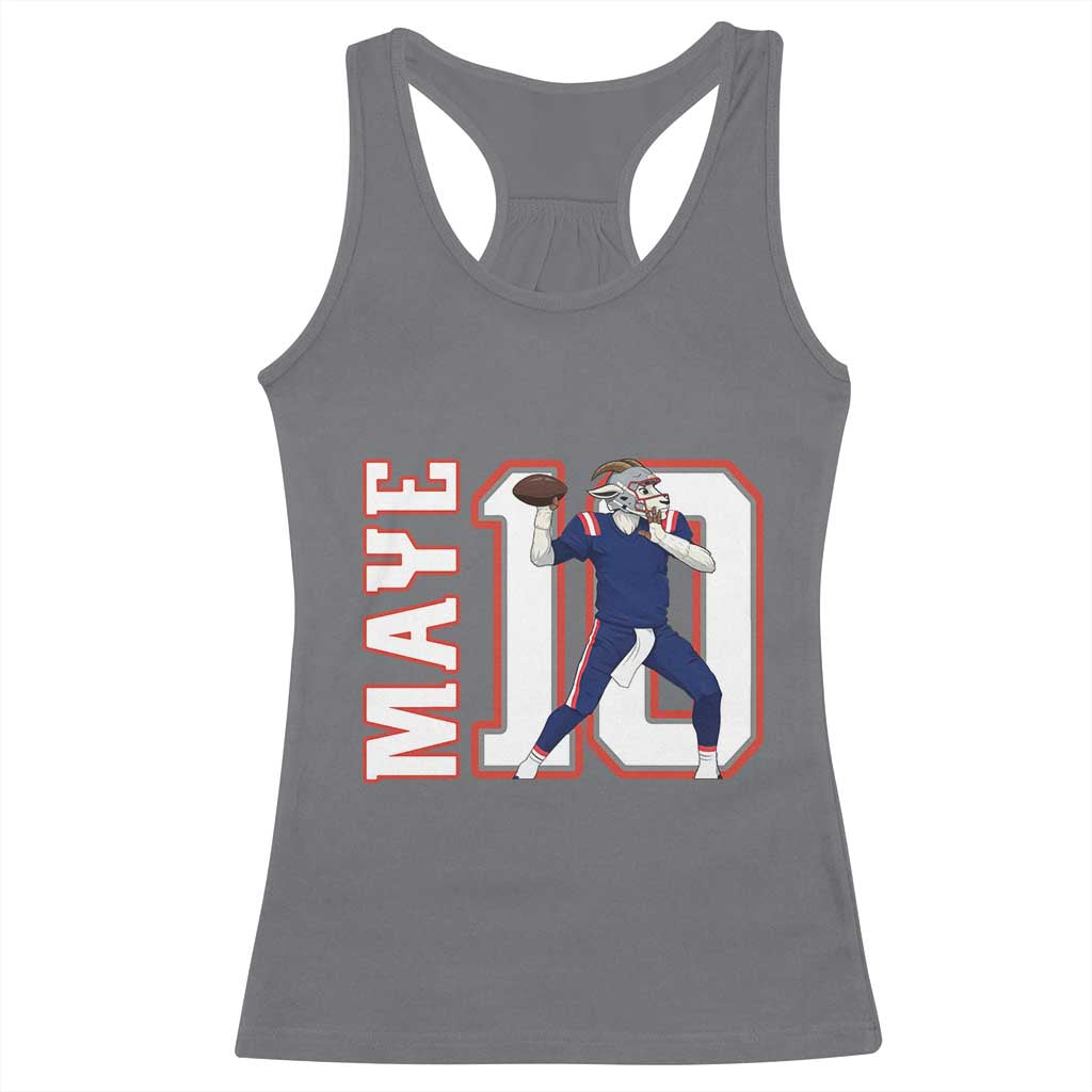 Maye Lover Racerback Tank Top QB 10 Player Fan TS12 Charcoal Print Your Wear