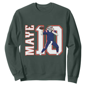 Maye Lover Sweatshirt QB 10 Player Fan TS12 Dark Forest Green Print Your Wear