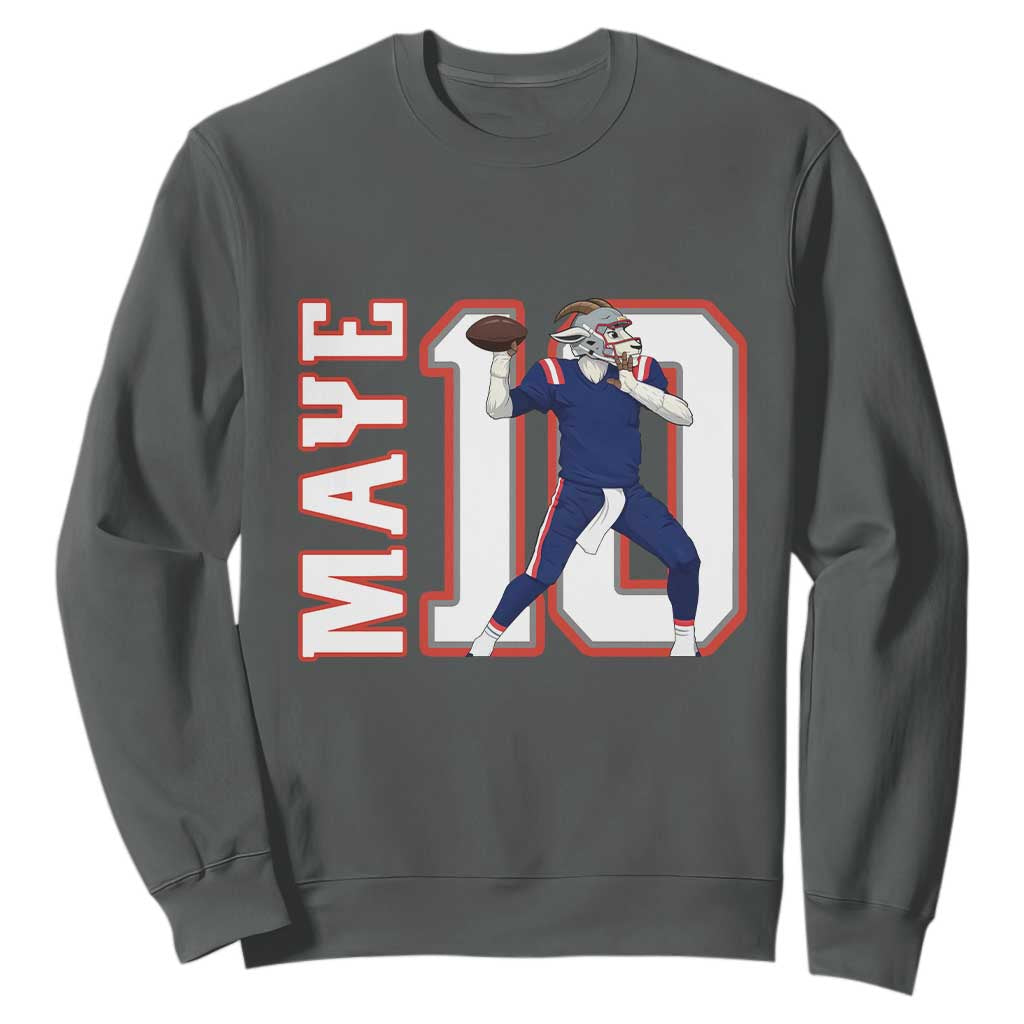 Maye Lover Sweatshirt QB 10 Player Fan TS12 Dark Heather Print Your Wear