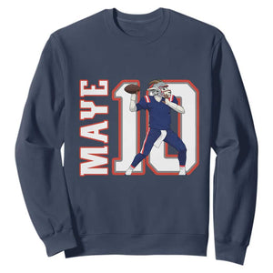 Maye Lover Sweatshirt QB 10 Player Fan TS12 Navy Print Your Wear