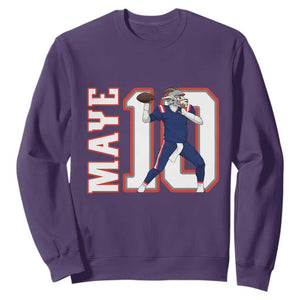 Maye Lover Sweatshirt QB 10 Player Fan TS12 Purple Print Your Wear