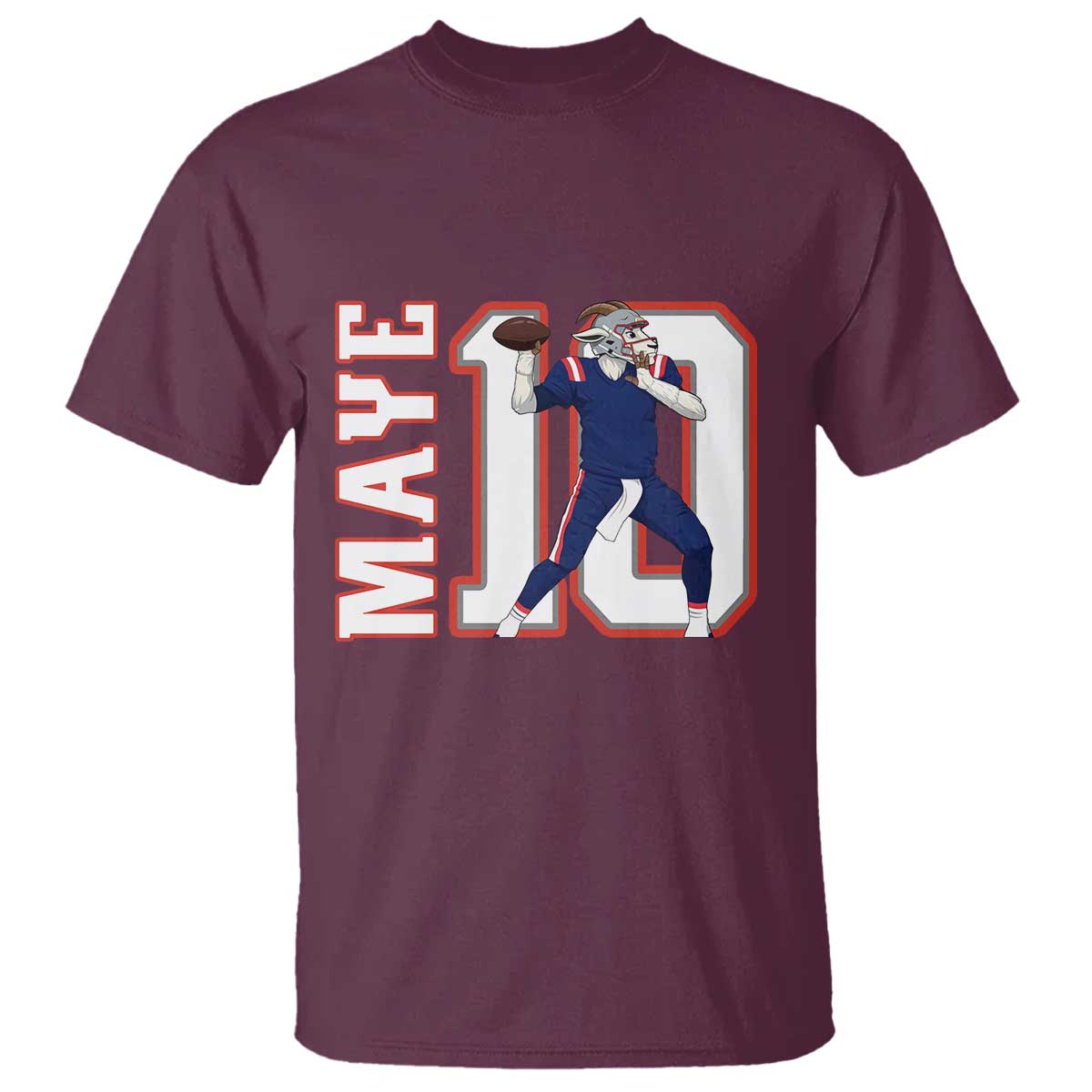 Maye Lover T Shirt QB 10 Player Fan TS12 Maroon Print Your Wear