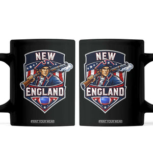 Red Blue White Sport Fan Coffee Mug Football Lover Gift TS12 Black Print Your Wear
