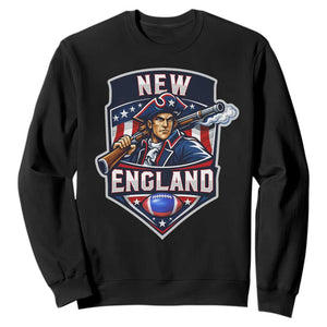Red Blue White Sport Fan Sweatshirt Football Lover Gift TS12 Black Print Your Wear