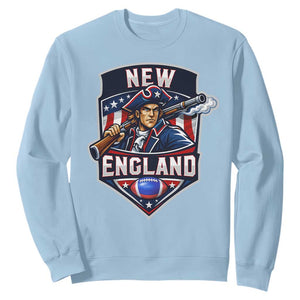 Red Blue White Sport Fan Sweatshirt Football Lover Gift TS12 Light Blue Print Your Wear