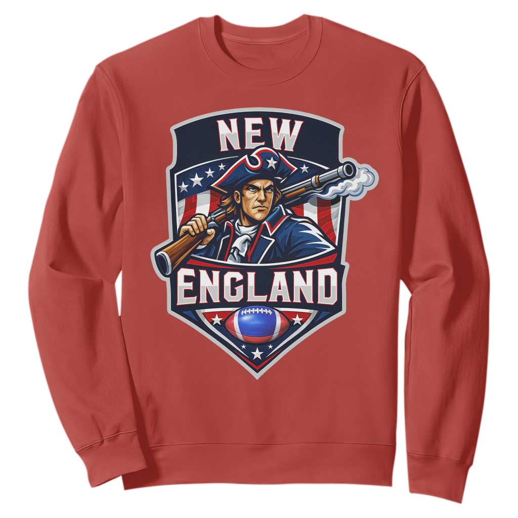 Red Blue White Sport Fan Sweatshirt Football Lover Gift TS12 Red Print Your Wear