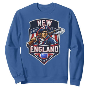 Red Blue White Sport Fan Sweatshirt Football Lover Gift TS12 Royal Blue Print Your Wear