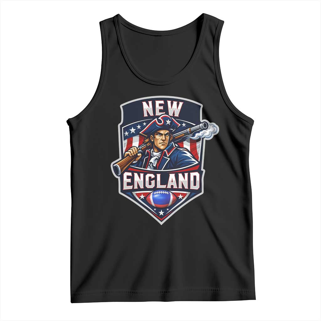 Red Blue White Sport Fan Tank Top Football Lover Gift TS12 Black Print Your Wear