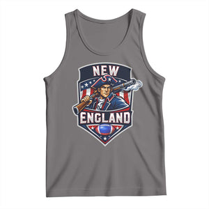 Red Blue White Sport Fan Tank Top Football Lover Gift TS12 Deep Heather Print Your Wear