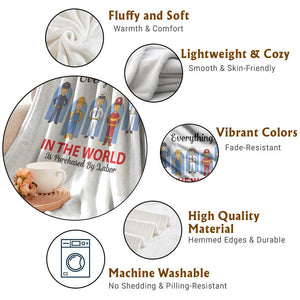 Everything In The World Is Purchased By Labor Throw Blanket Workers Appreciation Labor Day TS12 Print Your Wear