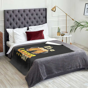It Is A Labeer Day Throw Blanket Beer Drinking Labor Day Party Gift TS12 Print Your Wear