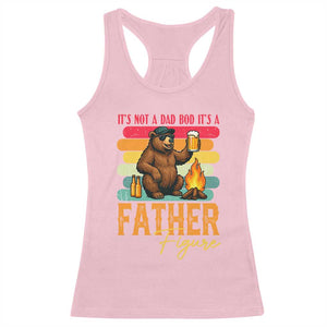 Funny Bear Dad Racerback Tank Top It Is Not A Dad Bod It Is A Father Figure TS12 Light Pink Print Your Wear