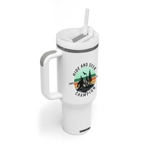Hide And Seek Champion Tumbler With Handle Bigfoot Lover Gift TS12 Print Your Wear
