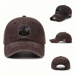 Bigfoot Lover Gift Washed Cotton Baseball Cap Do Not Be An Assquatch TS12 Washed Cap Universal Fit Dark Brown Print Your Wear