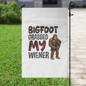 Bigfoot Grabbed My Wiener Garden Flag Funny Dog Lover Gift TS12 Print Your Wear