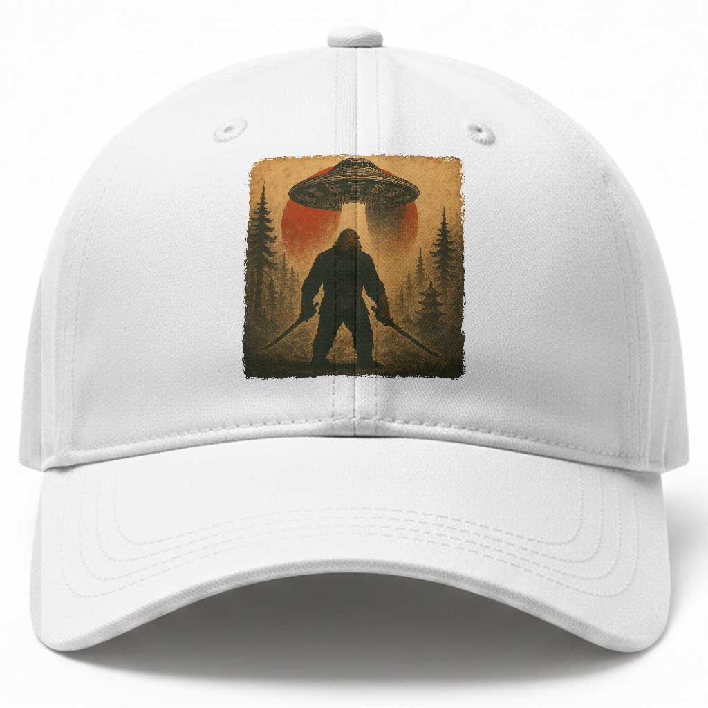 Samurai Bigfoot Baseball Cap Japanese Vintage Ukiyoe Style TS12 Print Your Wear