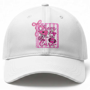 Cheer For The Cure Baseball Cap Breast Cancer Awareness Football Gift TS12 Print Your Wear