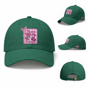 Cheer For The Cure Baseball Cap Breast Cancer Awareness Football Gift TS12 Baseball Cap Universal Fit Irish Green Print Your Wear