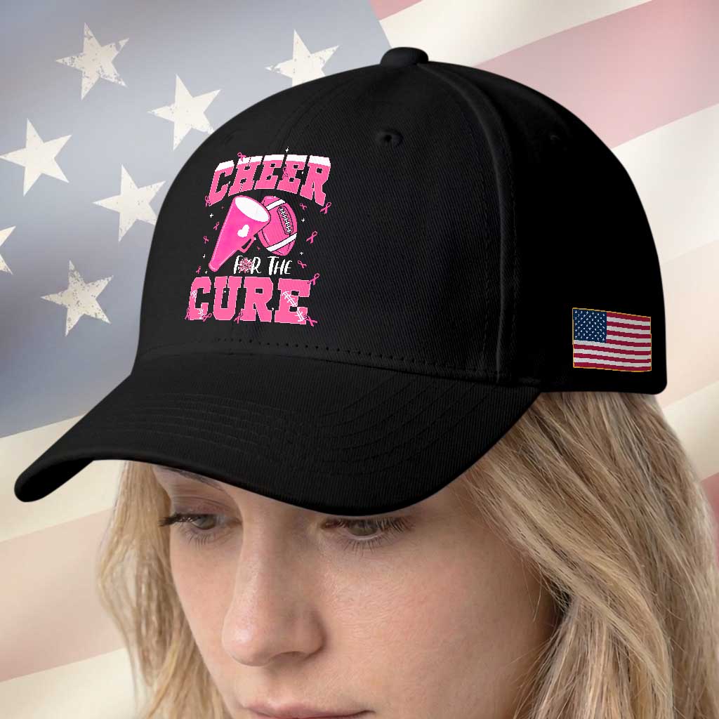 Breast Cancer Awareness Baseball Cap Funny Cheer For The Cure Gift TS12 Print Your Wear