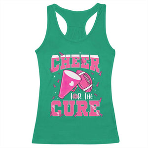Breast Cancer Awareness Racerback Tank Top Funny Cheer For The Cure Gift TS12 Irish Green Print Your Wear