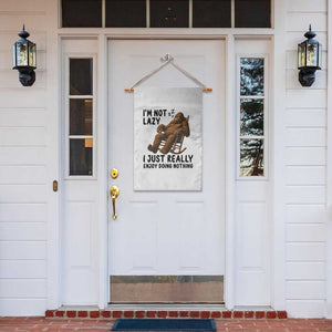 Funny Bigfoot Garden Flag I Am Not Lazy I Just Really Enjoy Doing Nothing TS12 Print Your Wear