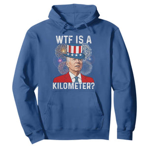 WTF is A Kilometer Hoodie Funny 4th of July TS14 Royal Blue Print Your Wear