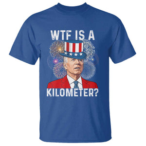 WTF is A Kilometer T Shirt Funny 4th of July TS14 Royal Blue Print Your Wear