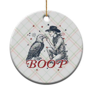 Boop Eagle Ceramic Ornament Western Cowboy Patriotic 4th of July TS14 1pc Christmas Plaid Print Your Wear