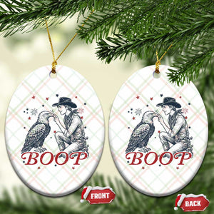 Boop Eagle Ceramic Ornament Western Cowboy Patriotic 4th of July TS14 Print Your Wear