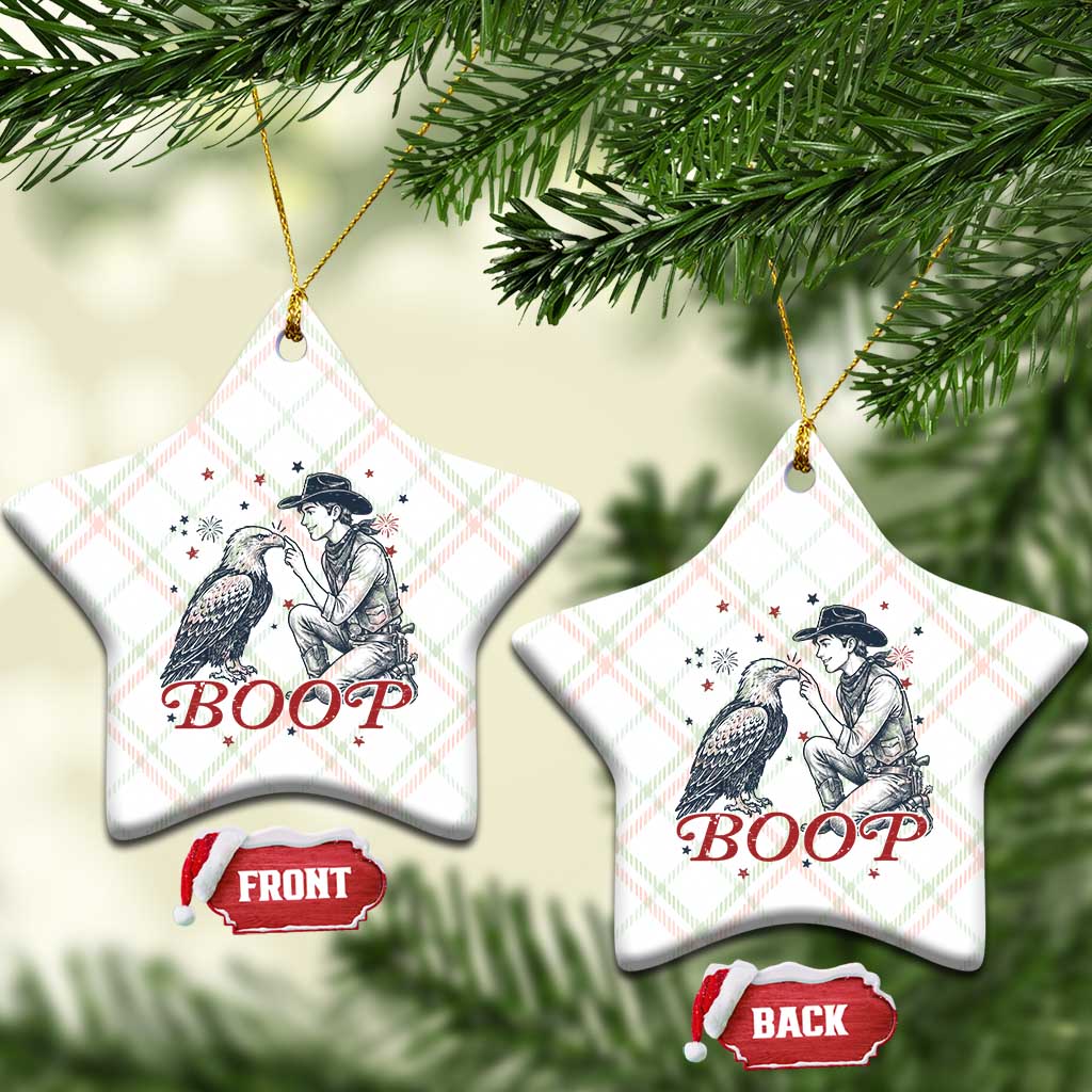 Boop Eagle Ceramic Ornament Western Cowboy Patriotic 4th of July TS14 Print Your Wear