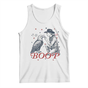Boop Eagle Tank Top Western Cowboy Patriotic 4th of July TS14 White Print Your Wear