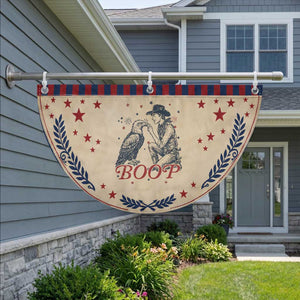 Boop Eagle Patriotic Fan Flag Western Cowboy 4th of July TS14 2pcs pack Laurel Tan Print Your Wear