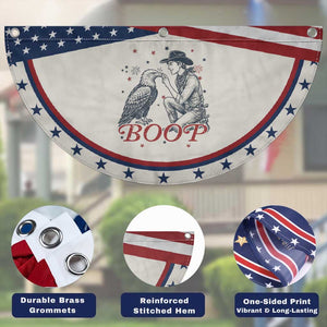 Boop Eagle Patriotic Fan Flag Western Cowboy 4th of July TS14 Print Your Wear