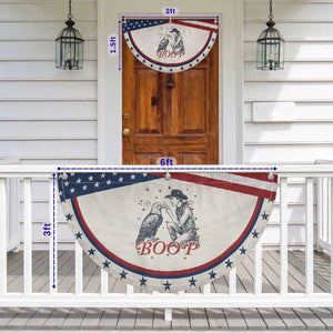 Boop Eagle Patriotic Fan Flag Western Cowboy 4th of July TS14 Print Your Wear
