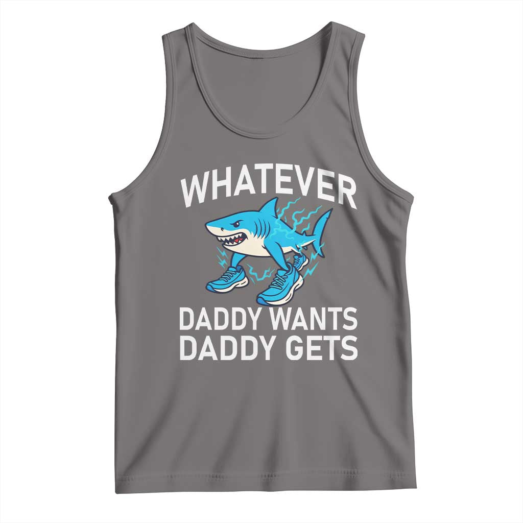 Funny Tralalero Tralala Meme Tank Top Whatever Daddy Wants Daddy Gets TS14 Deep Heather Print Your Wear