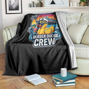 Funny Rubber Duckie Cruise Throw Blanket TS14 Print Your Wear