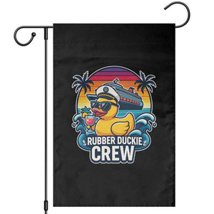 Funny Rubber Duckie Cruise Garden Flag TS14 Black Print Your Wear