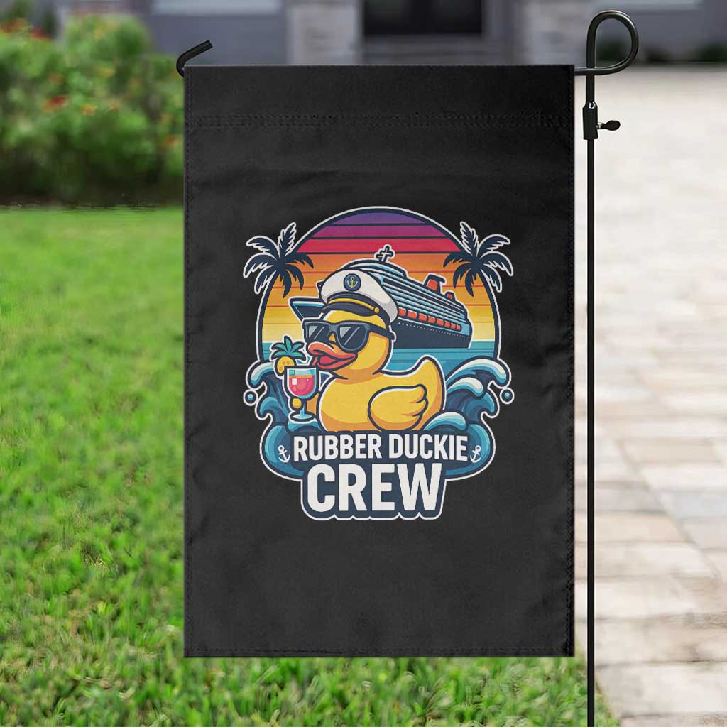 Funny Rubber Duckie Cruise Garden Flag TS14 Print Your Wear