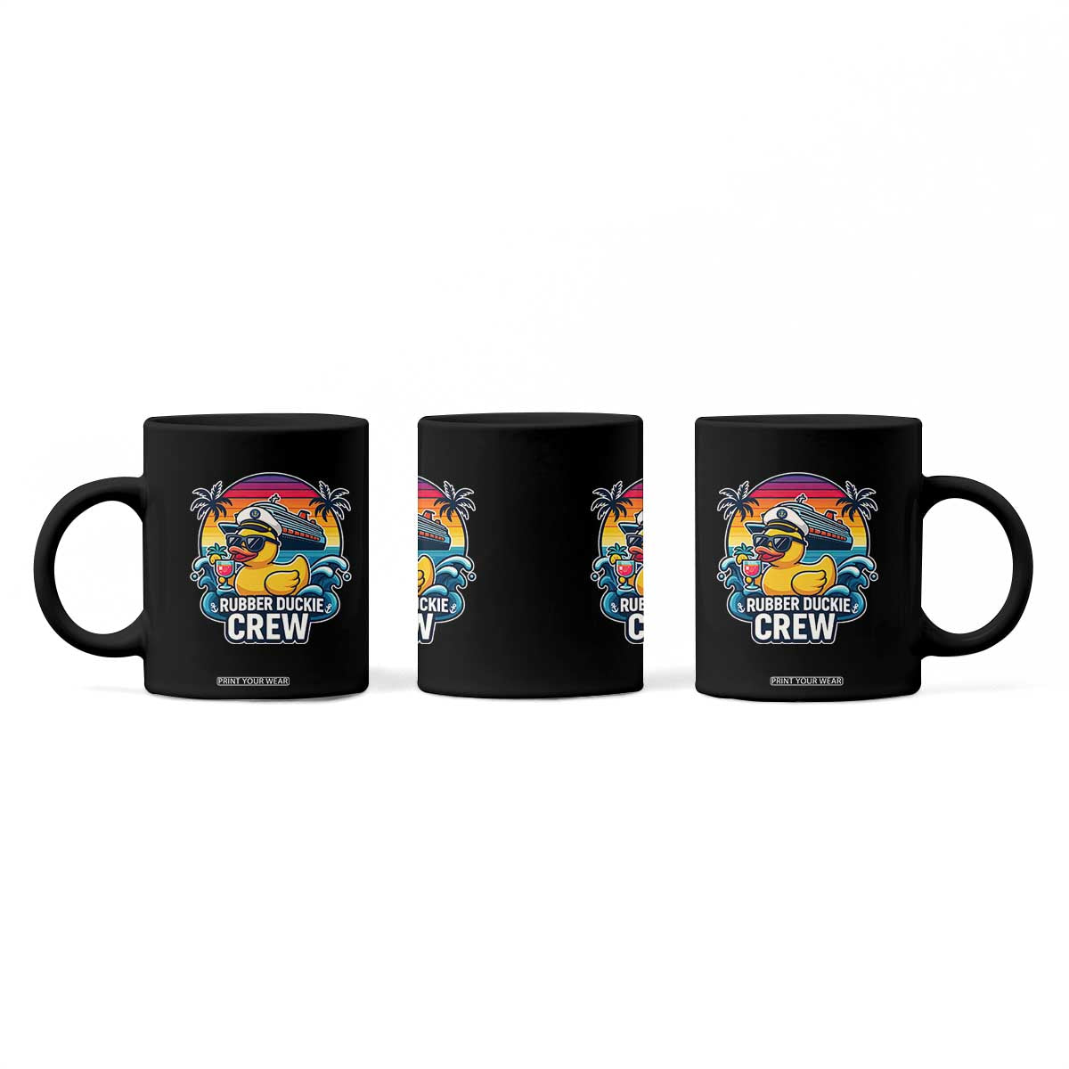 Funny Rubber Duckie Cruise Coffee Mug TS14 Print Your Wear