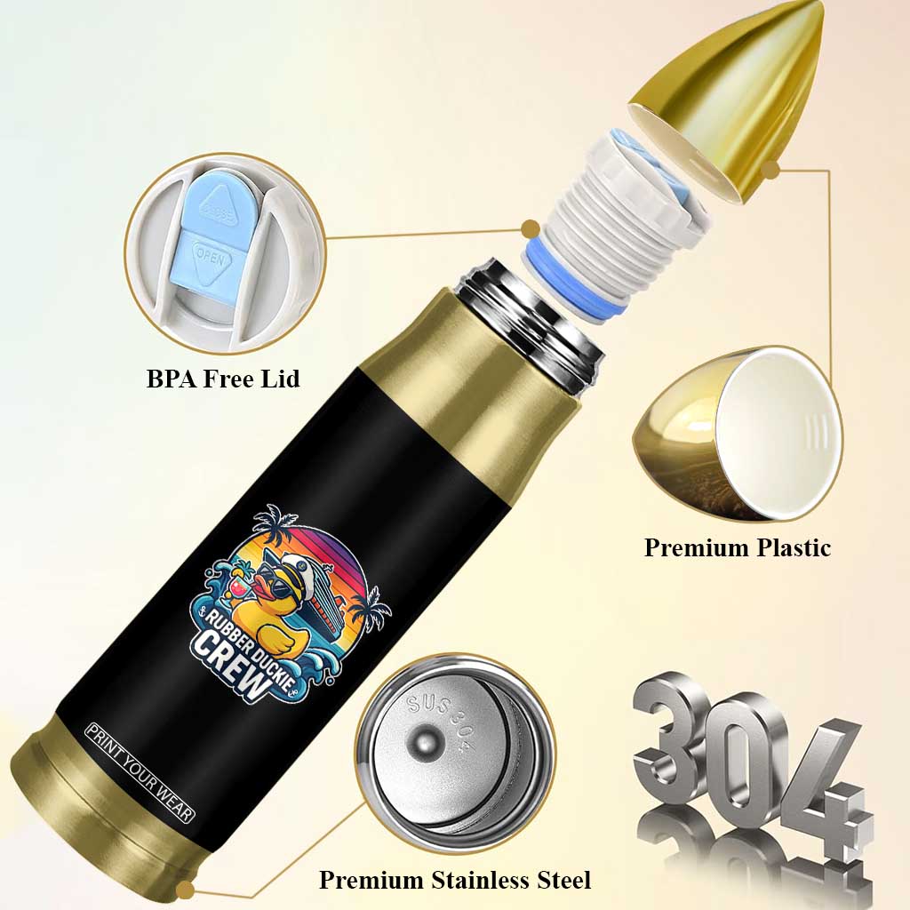 Funny Rubber Duckie Cruise Bullet Tumbler TS14 Print Your Wear