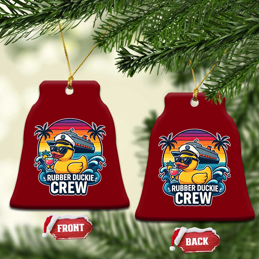 Funny Rubber Duckie Cruise Ceramic Ornament TS14 Print Your Wear