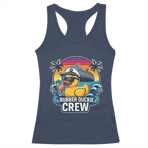 Funny Rubber Duckie Cruise Racerback Tank Top TS14 Navy Print Your Wear