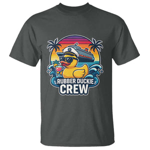 Funny Rubber Duckie Cruise T Shirt TS14 Dark Heather Print Your Wear