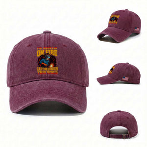 Funny Welding Bigfoot Washed Cotton Baseball Cap Cryptid Welder Sasquatch TS14 Washed Cap Universal Fit Burgundy Print Your Wear